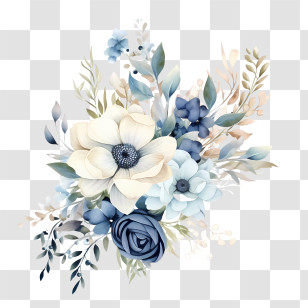 Wedding Floral Art - Beautiful Flower Bouquet Transparent PNG