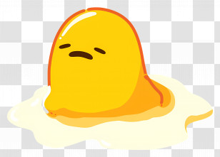 Gudetama - Gudetama Lazy Egg Character Transparent PNG