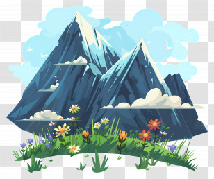 Mountain Range - Mountain Landscape Illustration Transparent PNG