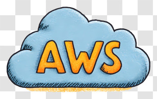 Doodle Aws Cloud - AWS Cloud Logo Transparent PNG