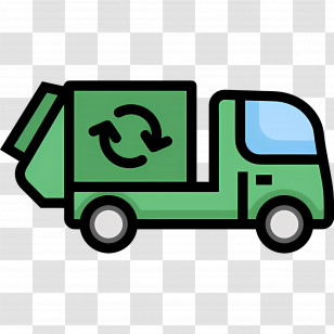 Recycle Car - Green Recycling Truck Icon Transparent PNG