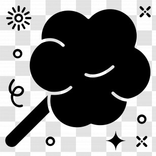 Cotton Candy - Sweet Cotton Candy Treat Transparent PNG