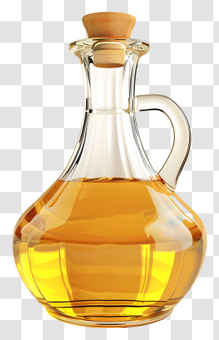 Cooking Oil - Oil Jar With Wooden Stopper Transparent PNG