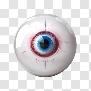 Halloween Eyeball - Realistic Drawing Of A Human Eyeball Transparent PNG