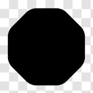 Octagon Shape Clip Art - Color - Rounded Transparent PNG