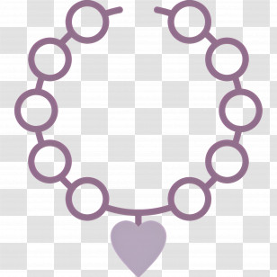 Pearl Necklace - Heart Necklace Illustration Transparent PNG