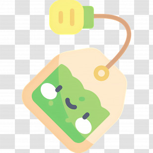 Tea Bag - Cute Tea Bag With Plug And Green Tea Transparent PNG