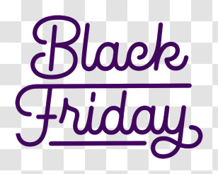 Black Friday Deals - Black Friday Promotional Text Design Transparent PNG
