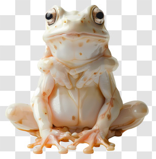 White Frog - White Frog Sitting Transparent PNG