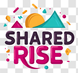 Shared Rise - Shared Rise Colorful Logo Transparent PNG