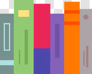 Book Titles - Colorful Books Transparent PNG