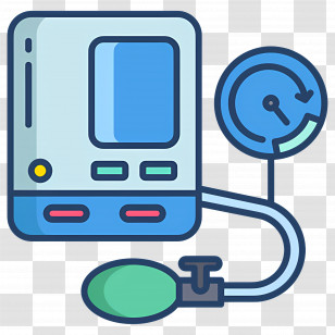 Blood Pressure Monitor - Digital Blood Pressure Monitor Transparent PNG