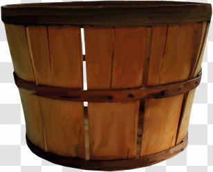 Bucket Wood - Vintage Wooden Transparent PNG