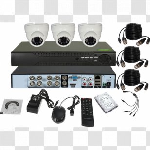 Closed-circuit Television Digital Video Recorders IP Camera Analog High Definition - Hardware - Business Card Transparent PNG