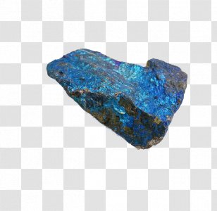 Blue Ore Mineral Rock Lazurite - White - Stone Transparent PNG