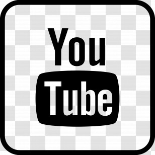 Youtube - Black YouTube Logo For Social Media Presence Transparent PNG