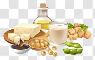 Bean Day - Assorted Soy Products Transparent PNG