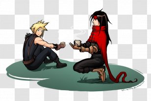 Vincent Valentine Cartoon Fan Art Final Fantasy VII - Flower - Vii Transparent PNG