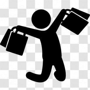 Shopping - Happiness - Flag Pull Element Transparent PNG