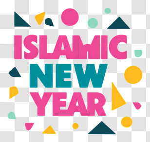 Islamic New Year - Islamic New Year Colorful Graphic Transparent PNG