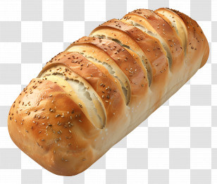 Whole Wheat Bread - Sliced Loaf Of Bread Transparent PNG