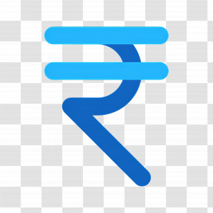 Rupees Symbol - Rupee Currency Symbol Transparent PNG