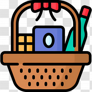 Food Gift Baskets - Picnic Basket With Food And Wine Transparent PNG