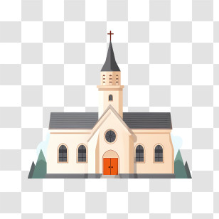 Church - Beautiful Church Building Design Transparent PNG