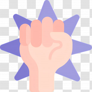 Fist Hand - Raised Fist Symbol Of Strength Transparent PNG