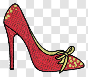 Red High Heel Shoe - Red High Heel Shoe Transparent PNG