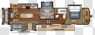 Dunlap Family RV Floor Plan Campervans Jayco, Inc. Fifth Wheel Coupling - North Point Transparent PNG