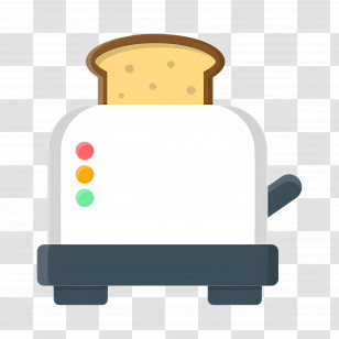 Toaster - Toaster With Bread For Breakfast Transparent PNG
