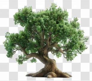 3d Tree - Beautiful Green Tree Illustration Transparent PNG