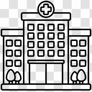 Hospital - Hospital Building Icon Transparent PNG