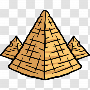 Pyramid - Ancient Egyptian Pyramids Transparent PNG