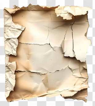 Old Ripped Paper - Aged Torn Parchment Paper Transparent PNG
