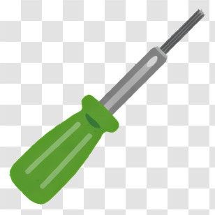 Icon - Green Screwdriver Instrument Transparent PNG