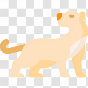 Cougar - Standing Lion Transparent PNG
