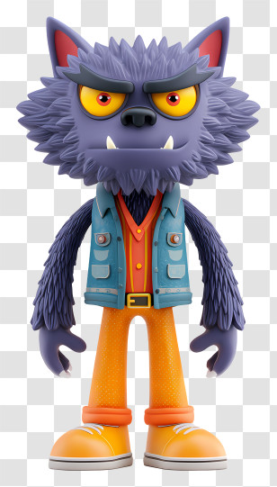 Halloween Werewolf - Werewolf Character In Clothes Transparent PNG