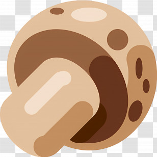 Mushroom - Brown Edible Mushroom Transparent PNG