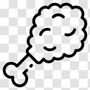 Drumstick - Chicken Leg Food Icon Transparent PNG