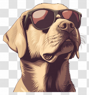 Sunglasses - Stylish Dog Wearing Sunglasses Transparent PNG