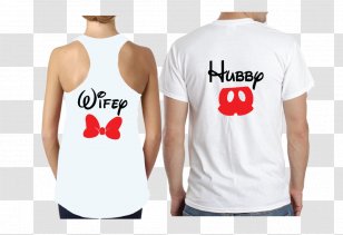T-shirt Minnie Mouse Mickey Disney Princess The Walt Company - Watercolor - Cute Family Transparent PNG