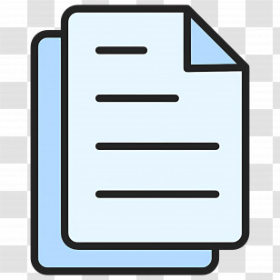 Paper - Stacked Documents Icon Illustration Transparent PNG