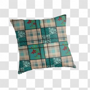 Throw Pillows Cushion Tartan Patchwork - Pillow Transparent PNG