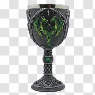 Wine Glass Chalice Wicca Dragon Ritual - Altar Transparent PNG