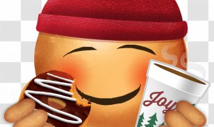 Dunkin' Donuts Iced Coffee Cafe - Junk Food - Cute Emojis Transparent PNG