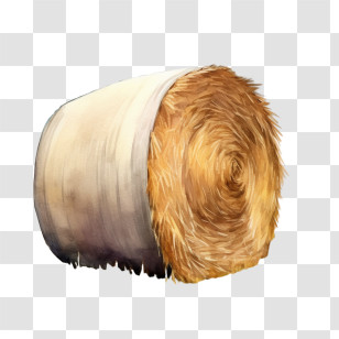 Hay Bale
 - Cylindrical Hay Bale Illustration Transparent PNG