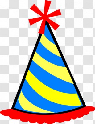 Clip Art Party Hat Birthday - Area - Vector Green Yellow Transparent PNG