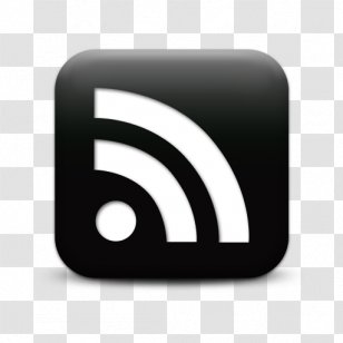 RSS Web Feed - Trademark - Black Rss Icon Transparent PNG